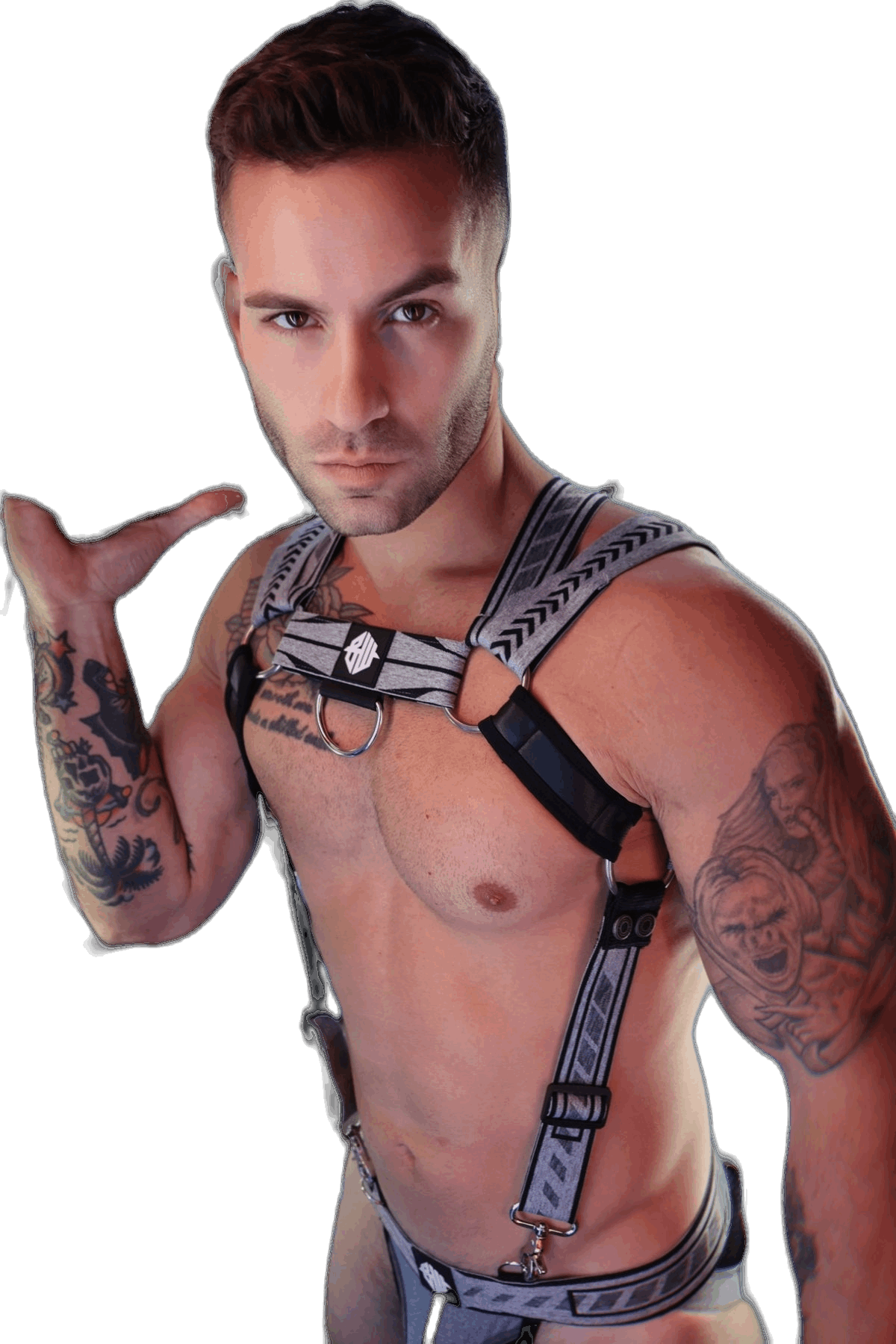 Breedwell Mister Luxe Body Harness Heather Grey