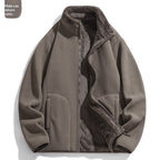 Lambswool Fleece Jacket Double Sided Fleece Coat