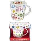 Super Mum Best Mum Special Mum Rainbow Mug in Gift Box