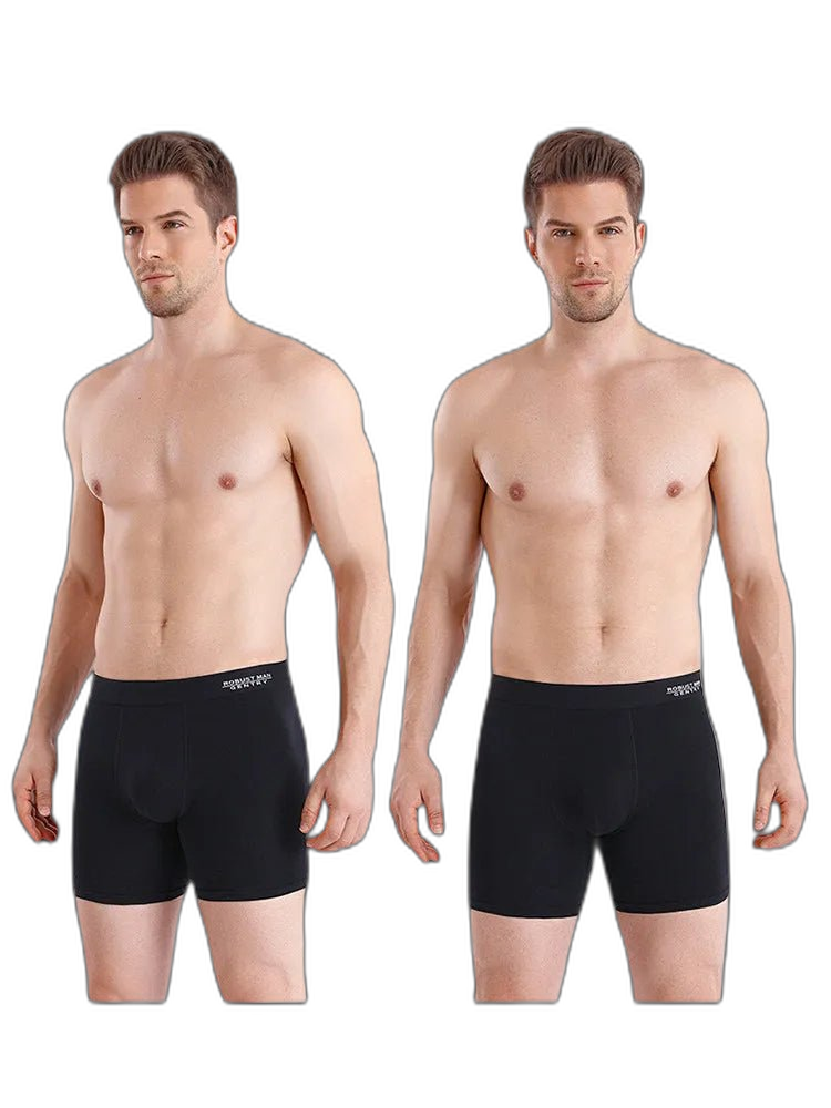 4 Pack Anti-Chafing High Elasticity Sports Boxer Briefs
