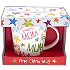 Super Mum Best Mum Special Mum Rainbow Mug in Gift Box