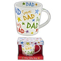 Super Dad Best Dad Special Dad Rainbow Mug in Gift Box