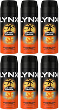 6 x Lynx Body Spray Sunset Fresh - 150ML