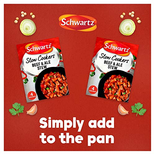 Schwartz Slow Cookers Beef and Ale Stew Recipe Mix 38g