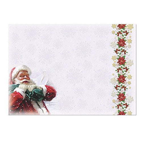 Luxury Topper Set: Old Saint Nick ~ Christmas Santa Adorable Scorable Individual Topper