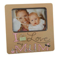 I Love My Mum Token Photo Frame, 6 x 4, gift