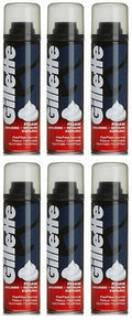 6 x Gillette Shave Foam Regular - 200ML