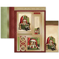 hunkydory adorable scorable luxury card collection classic christmas santas little helpers