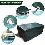 RICHIE Outdoor Furniture Covers - Waterproof Garden Table & Chair Covers 250x200x90cm