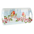 Christmas Robins Medium Tray