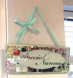 Gift For Nanna Nana Mirrored Plaque Silver Presents Ideas Mother's Day Birthday