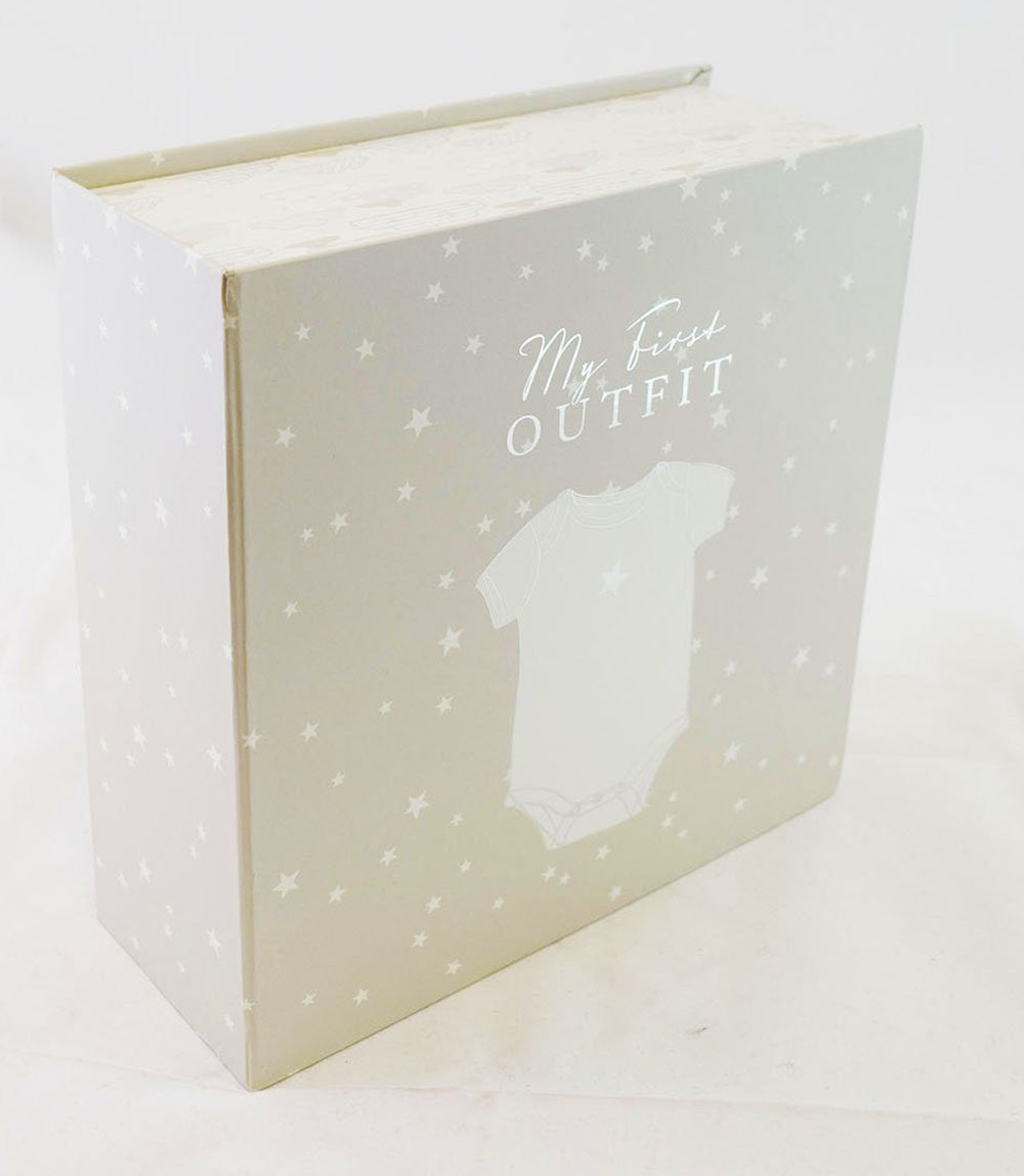 My First Outfit Box New Baby Newborn Gift Present Boy Girl Cute Home Gift