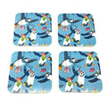 CHRISTMAS PUFFIN COASTER PACK (4PACK)