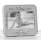 satin silver pastelstar oh baby frame