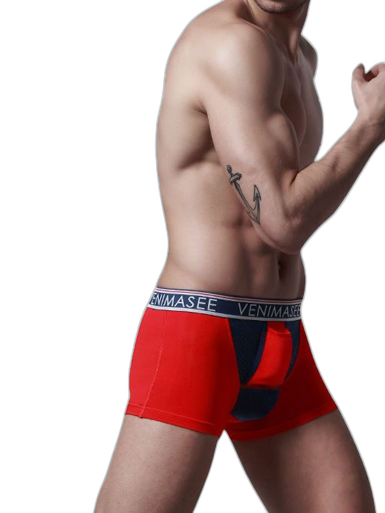 Men's Modal Ball Pouch Separate Pouches Boxer Briefs