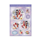 Luxury Topper Set: Frosty's Family - Adorable Scorable Snowman Christmas Card