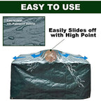 RICHIE Outdoor Furniture Covers - Waterproof Garden Table & Chair Covers 250x200x90cm
