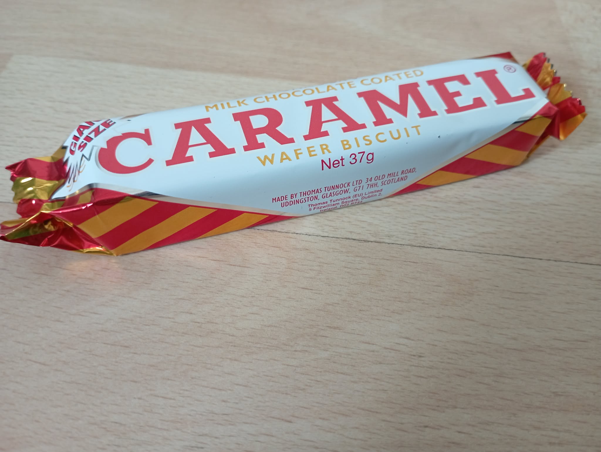 3 TUNNOCKS MILK CHOCOLATE COATED WAFER BISCUIT (3X37G)