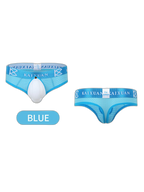 2 Pack Men's Breathable Mesh Removable U-Shaped Pocket Thongs