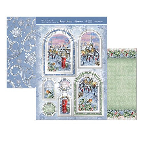 hunkydory adorable scorable white christmas a snowy sunday
