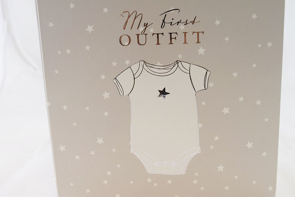 My First Outfit Box New Baby Newborn Gift Present Boy Girl Cute Home Gift