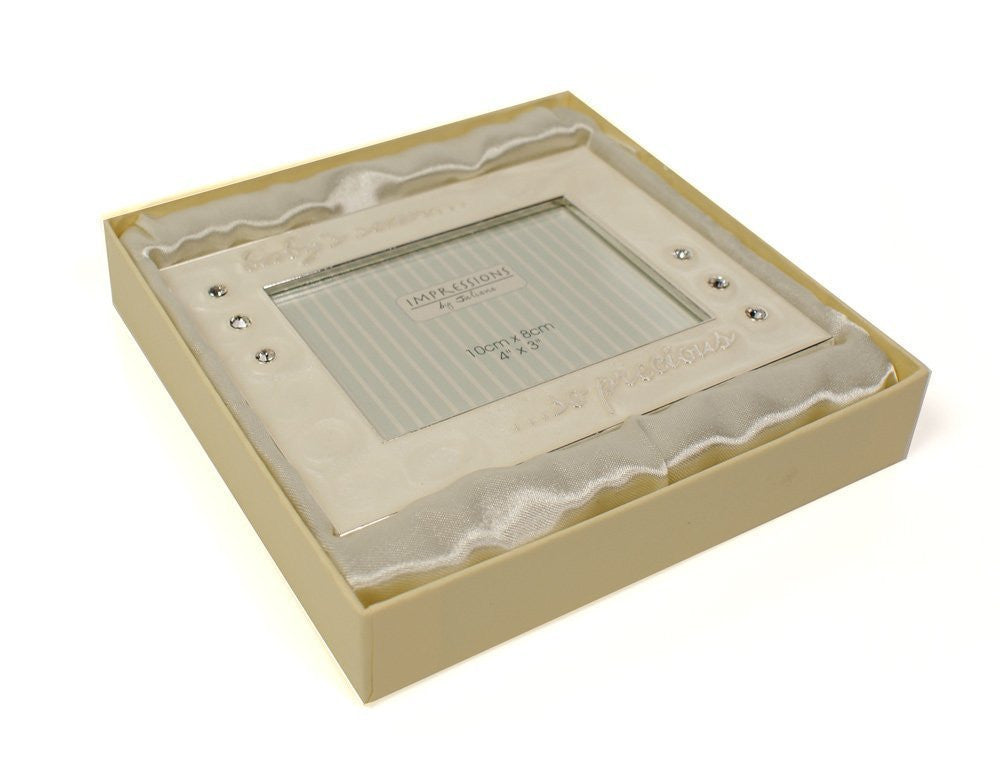 My Baby's First Scan Photo Frame - 4"x3" Silverplated Precious Picture Frame