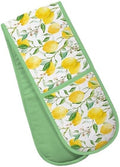 Double Oven Glove Lemon Grove Pot Holder Gauntlet Mitt