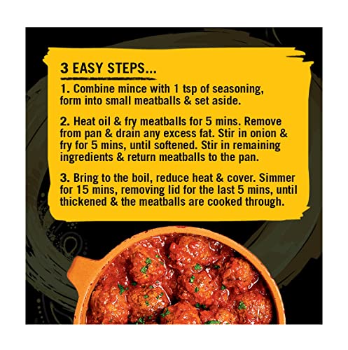 Schwartz Meatballs in Tomato Sauce Recipe Mix, 30g