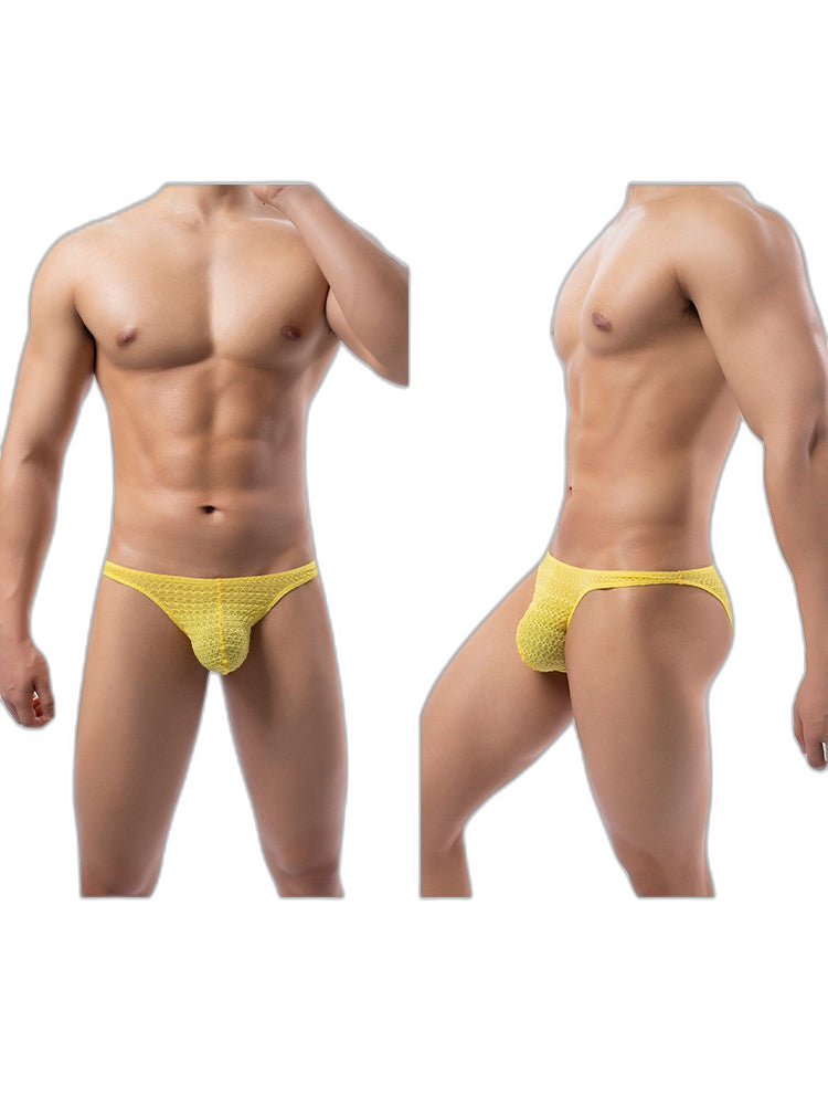 3-pack Men's Low-rise Sexy Mesh Lace Briefs
