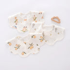 Pure Cotton Waterproof Baby Bib | Anti-Rash Drool Bib Newborn