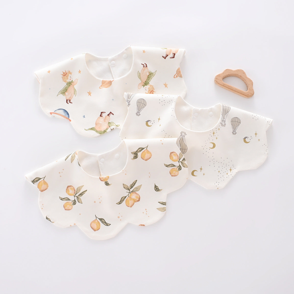 Pure Cotton Waterproof Baby Bib | Anti-Rash Drool Bib Newborn