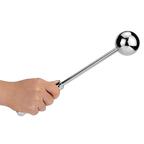 Beaded Stainless Steel Dildo – Straight Metal Rod