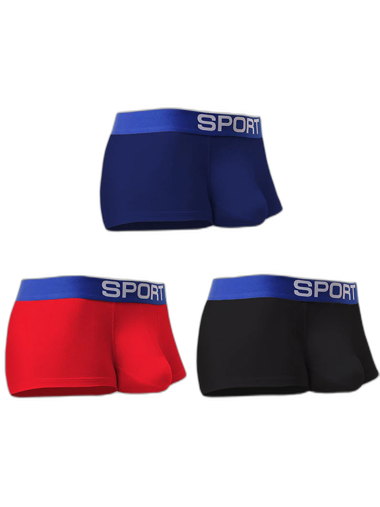 3 Pack Mens Sculpt Bulge Shape Support Pouch Underwear