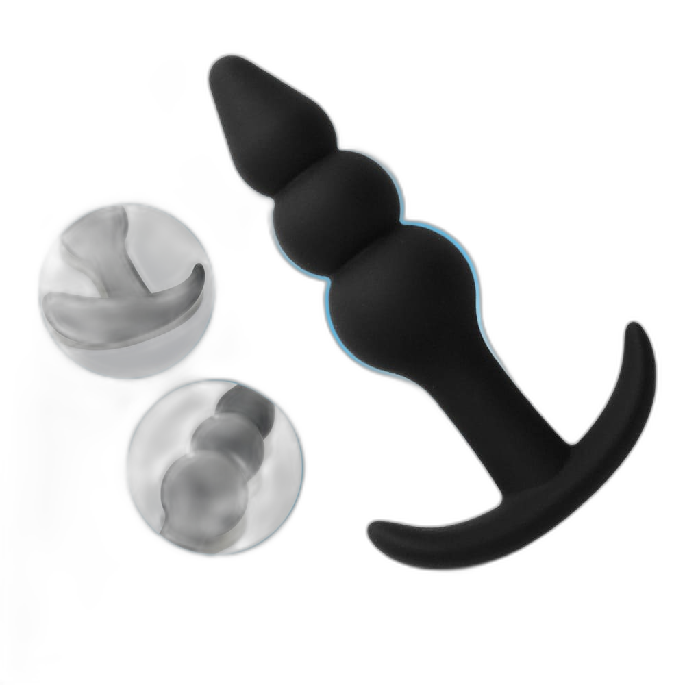 Bead - Silicone Anal Training Set - Bead-Style Butt Plug