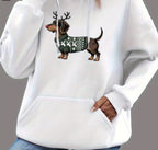 European Size Drop-shoulder Sleeve Casual Sports Hoodie Sweater