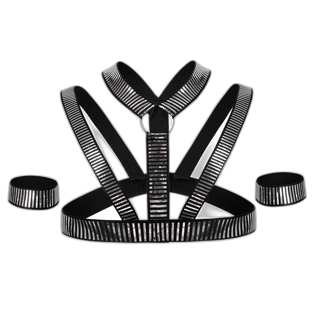 Silver Slave Daddy Harness