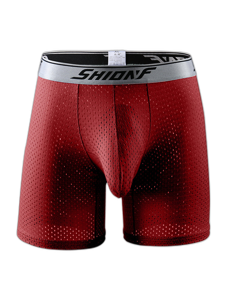 2 Pack Men’s Mesh Separate Pouch Boxers Briefs