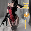 Plus-size Sexy Lingerie Women's Sensual One-piece Temptation