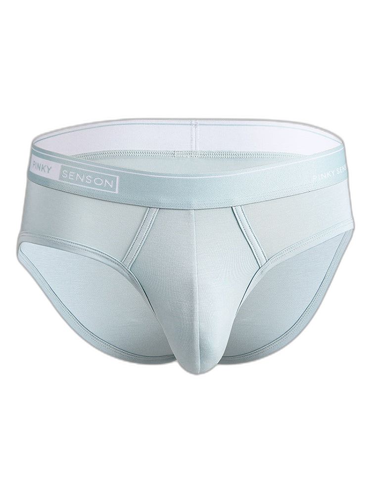 4 Pack Men's Modal Skin-Friendly Solid Color Mid-Rise Briefs