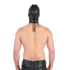 Prowler RED Leather Double Hood With Front Zipper Black