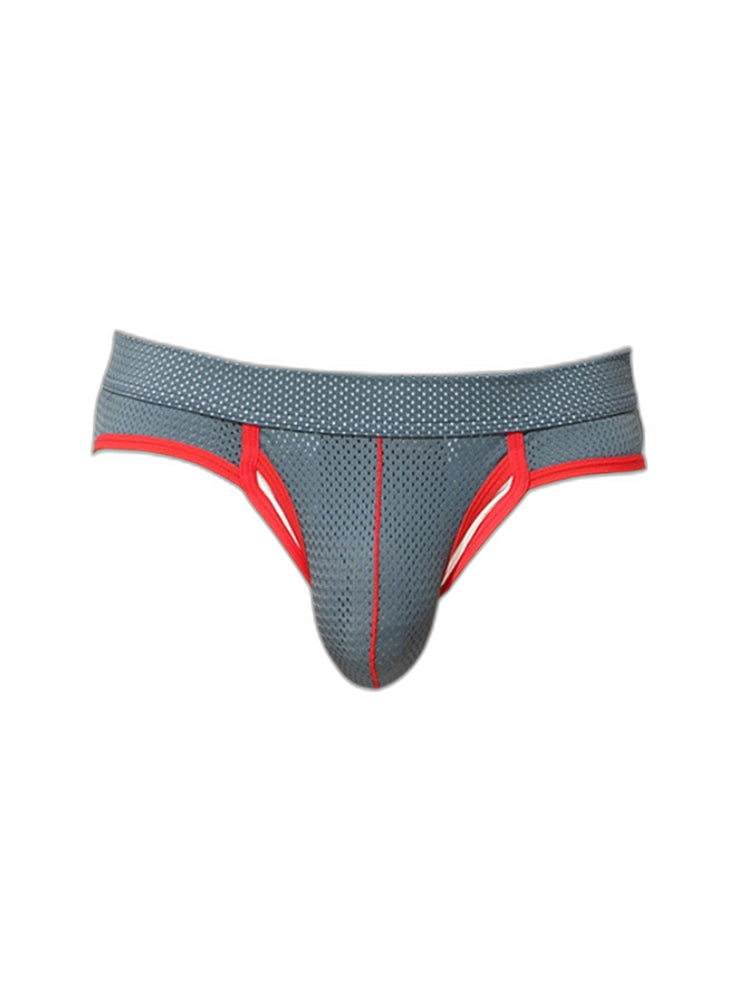 2 Pack Men's Breathable Side-Open Thin and Lightweight Supportive Fit Briefs