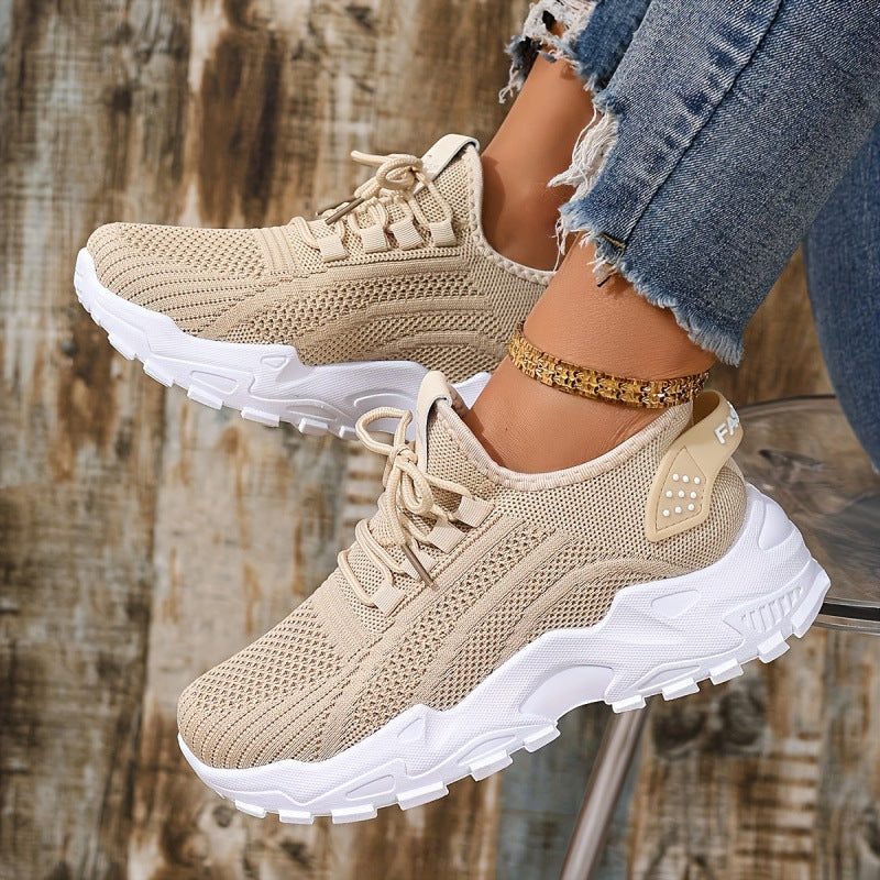 Women's Lightweight Mesh Sneakers Breathable Slip-On Casual Walking Shoes