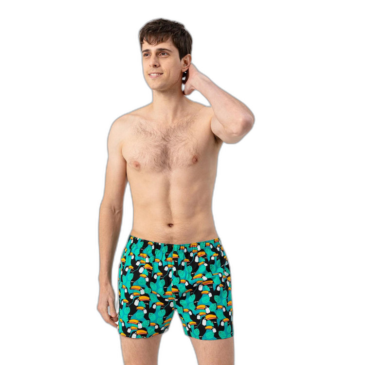 Green Toucan Graphic Boxers