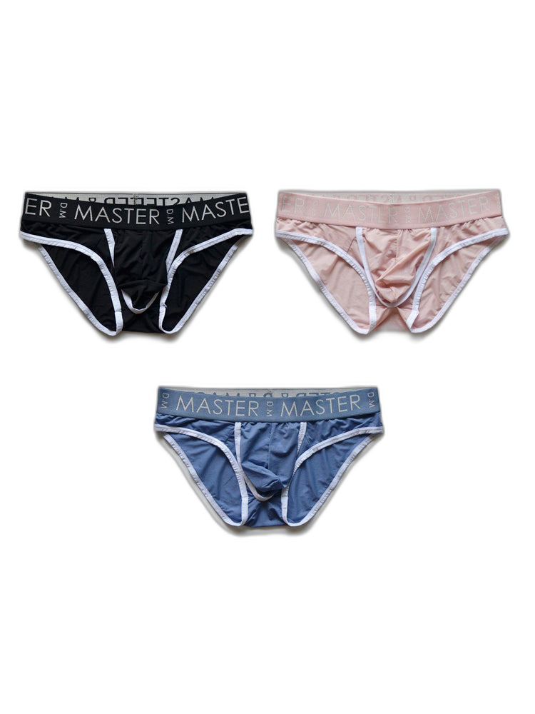 3 Pack Men's High-Elasticity Quick-Dry Pouch-Separated Briefs