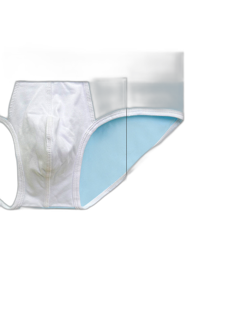 2 Pack Men's Middle-Rise Cotton Sexy Briefs