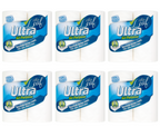 6 X White Leaf Kitchen Towel 2 ROLL