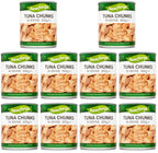 10 x Newforge Tuna Chunks In Brine 1Kg