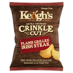 24 x Keoghs Crinkle Cut Flame Grilled Steak 50Gm