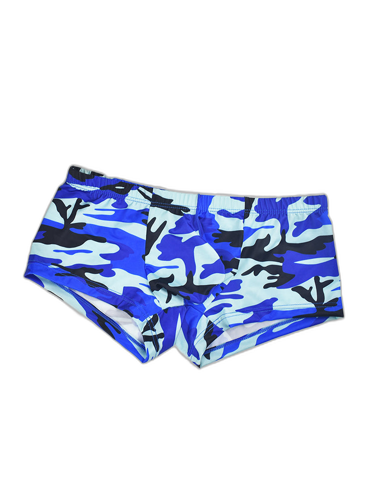 4-pack Men's Low-rise U-pouch Camouflage Boxer Briefs