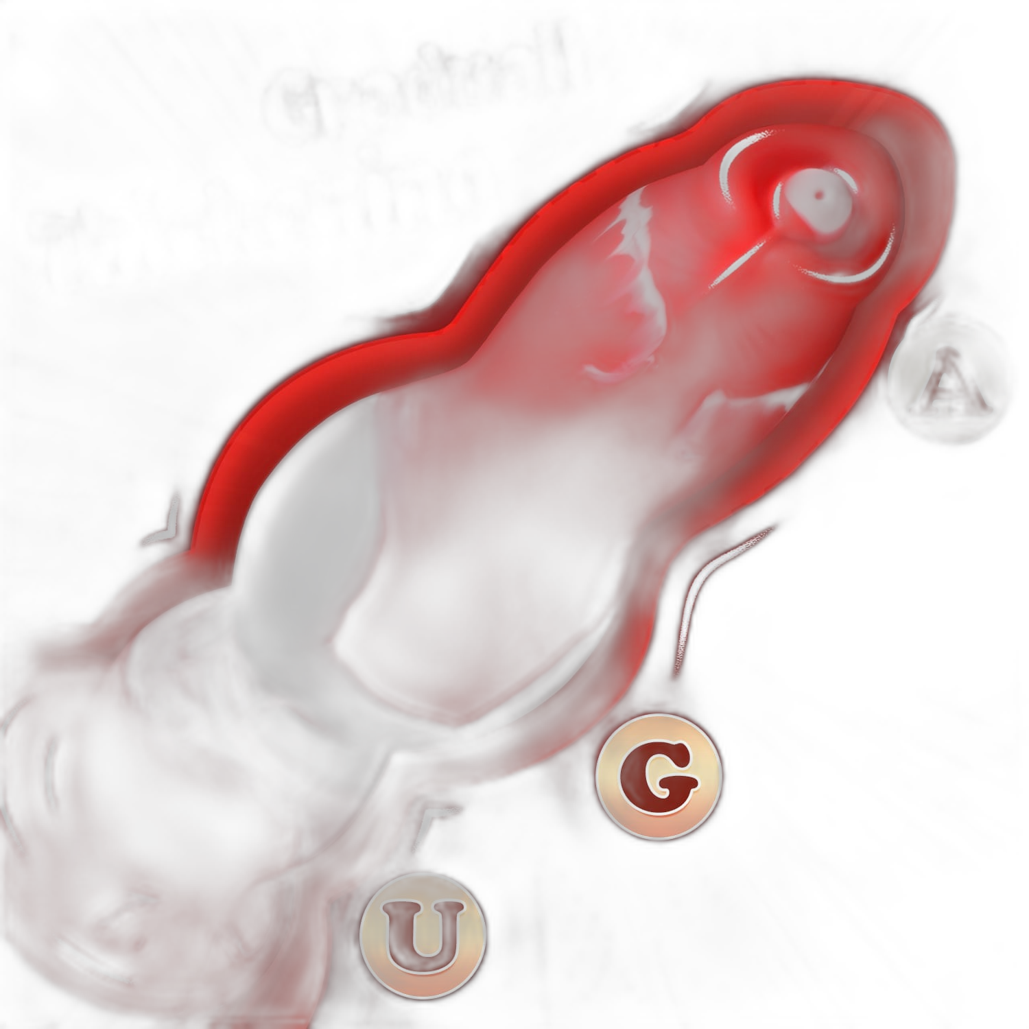 Peppermint Fury - Knot Dildo - Kanis Dildo - Butt Plug - 3 Sizes
